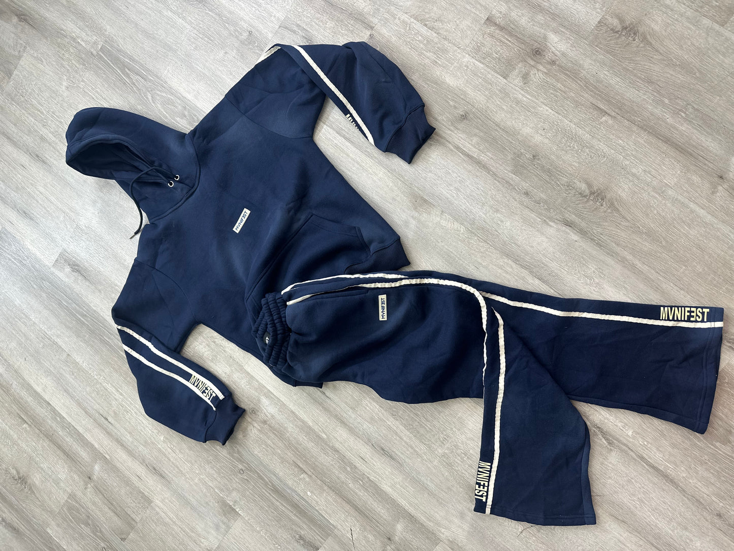 Mvnifest Brand Navy Racer Pants