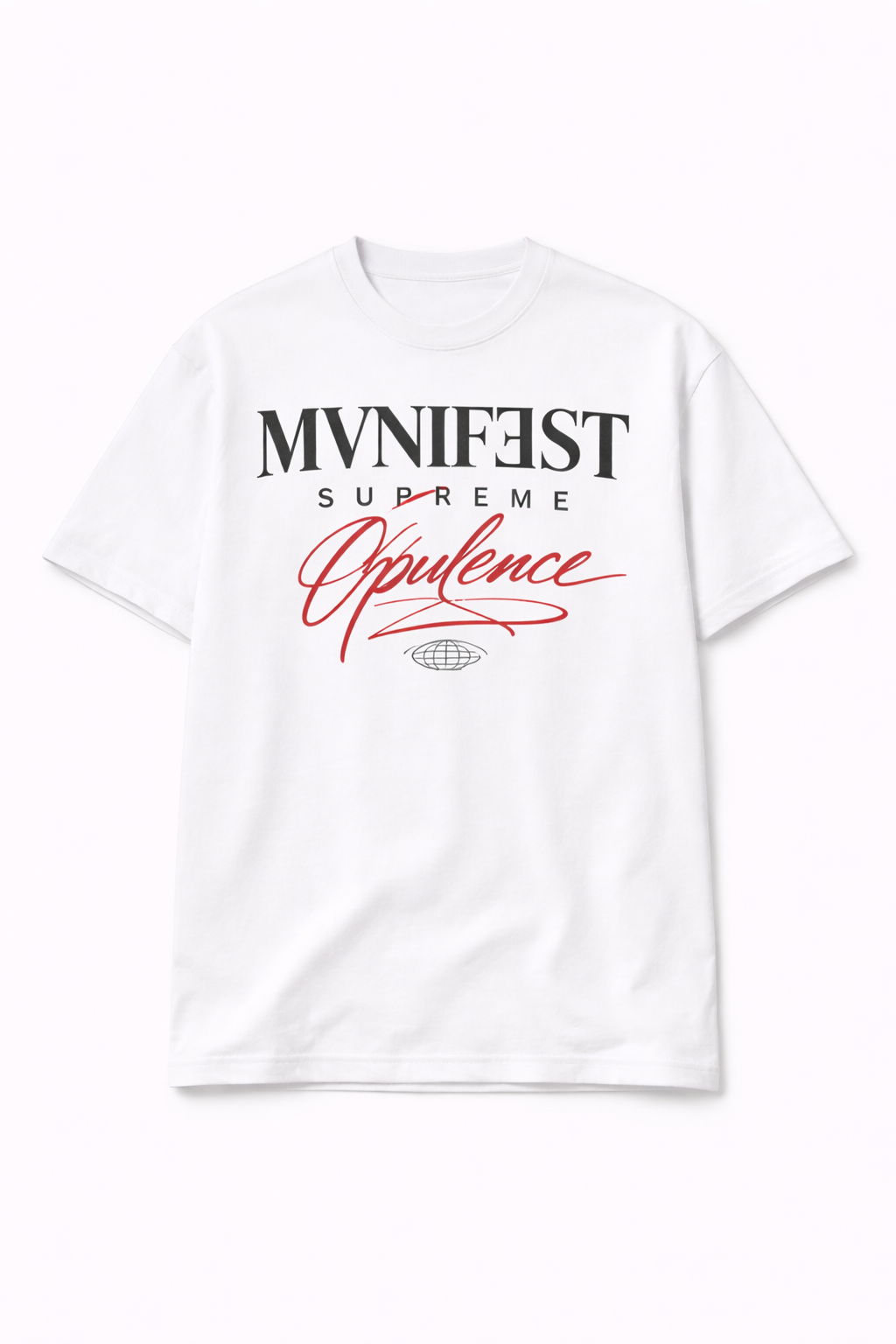 Product Name: MVNIFEST “Supreme Opulence” Tee White