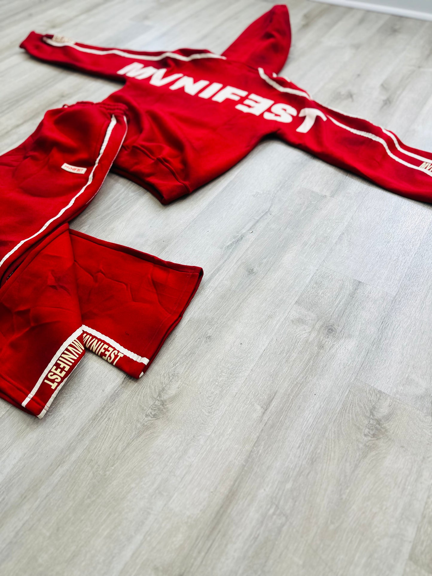 Mvnifest Brand Red Racer pants