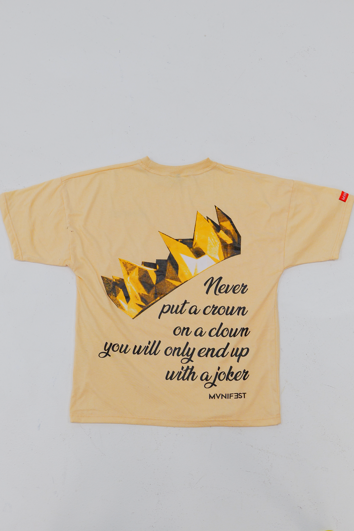 "CROWN" T-SHIRT PEACH