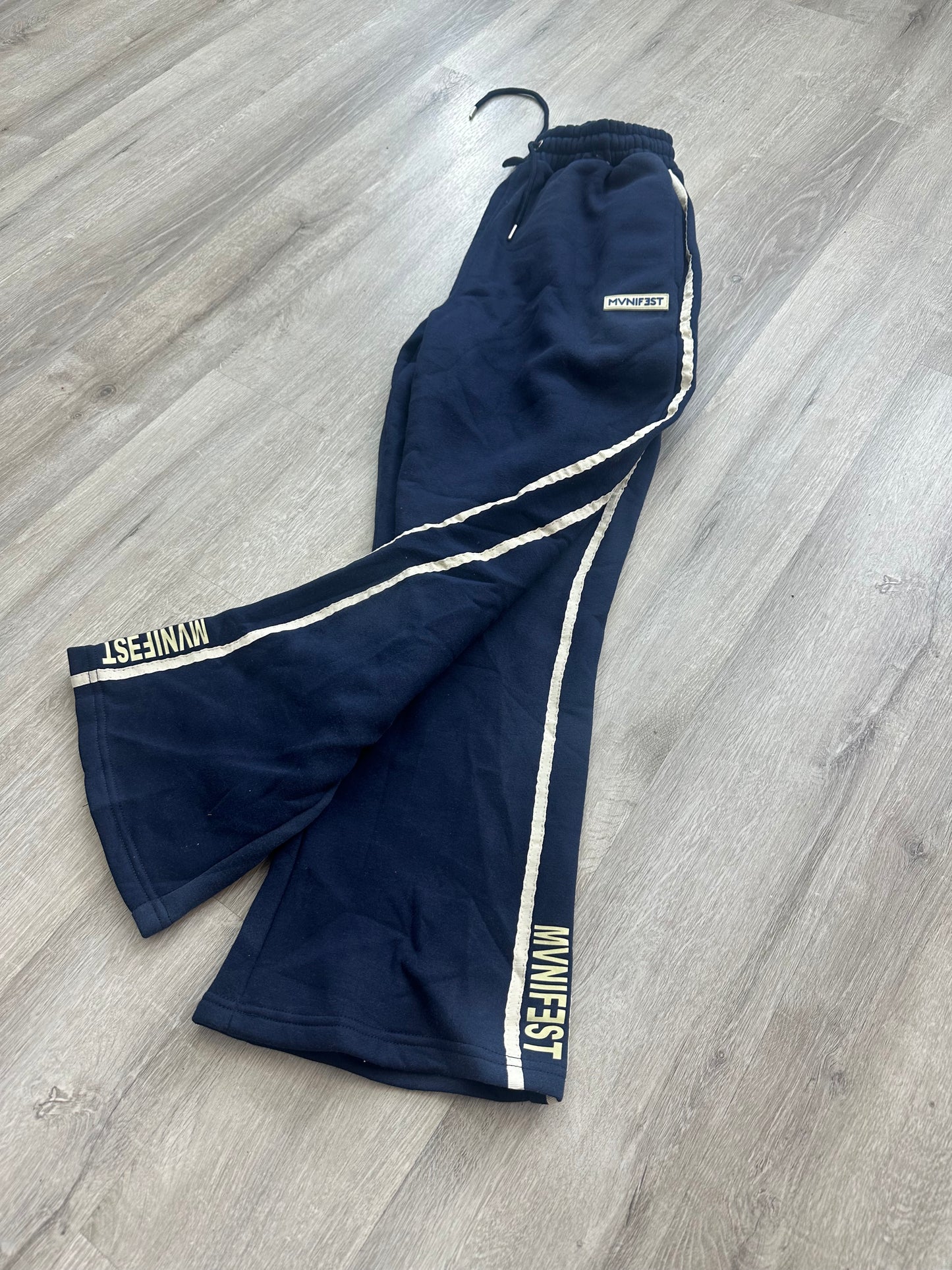 Mvnifest Brand Navy Racer Pants