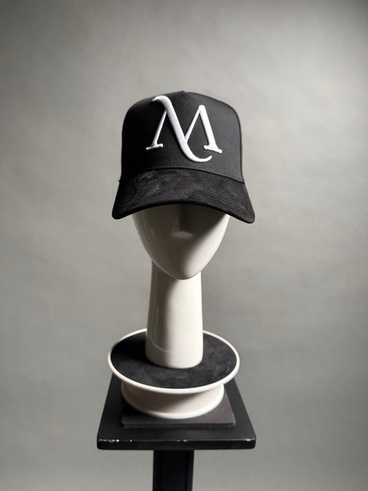 Tuxedo / suede A frame Cap