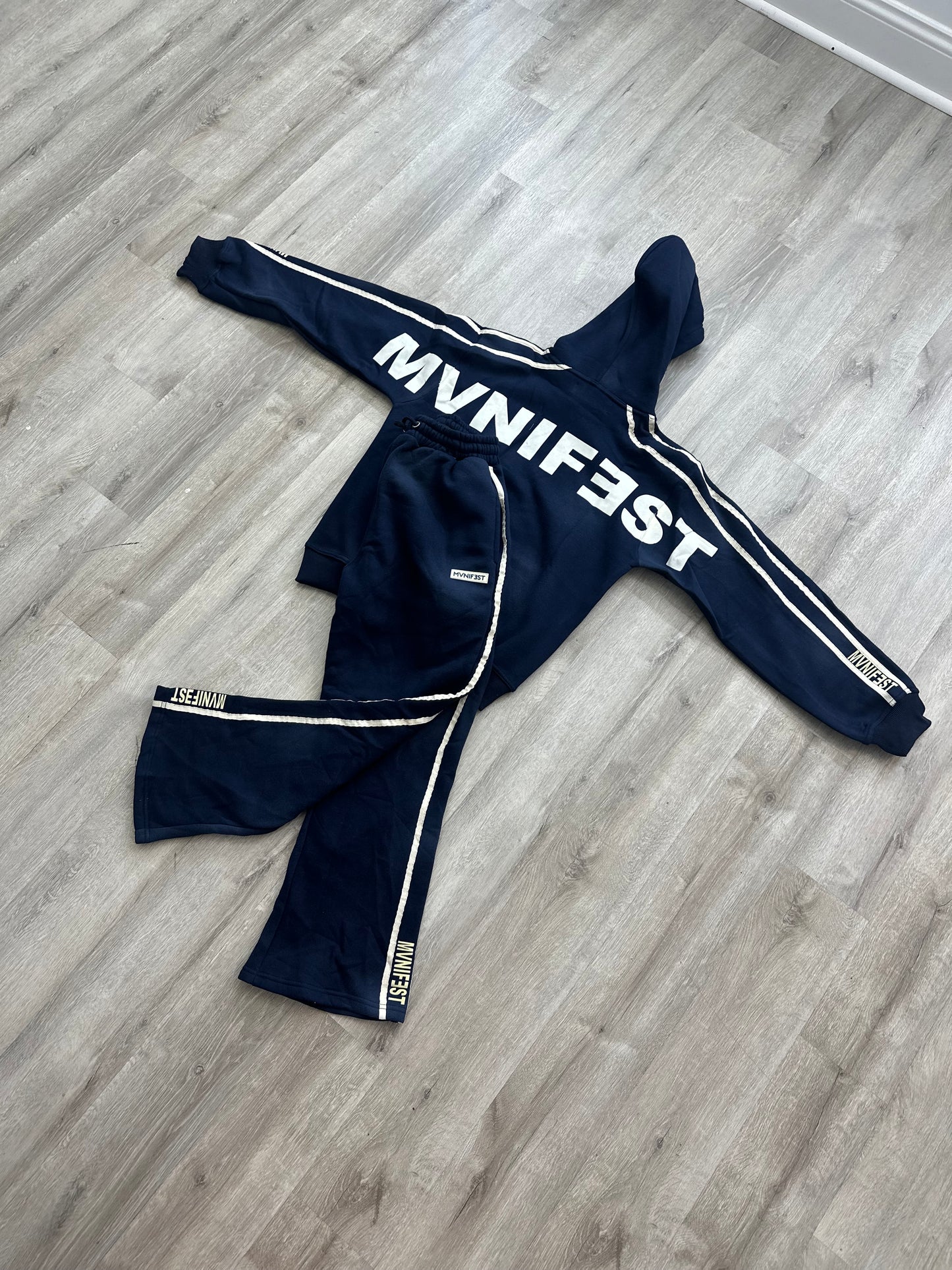 Mvnifest Brand Navy Racer Pants