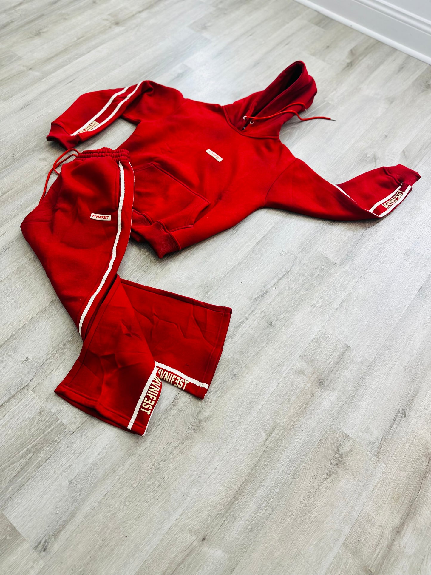 Mvnifest Brand Red Racer pants