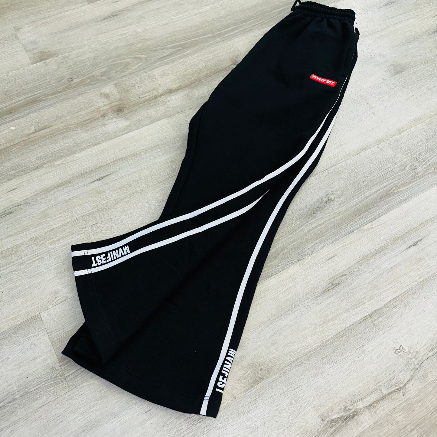 Mvnifest Brand Black racer pants