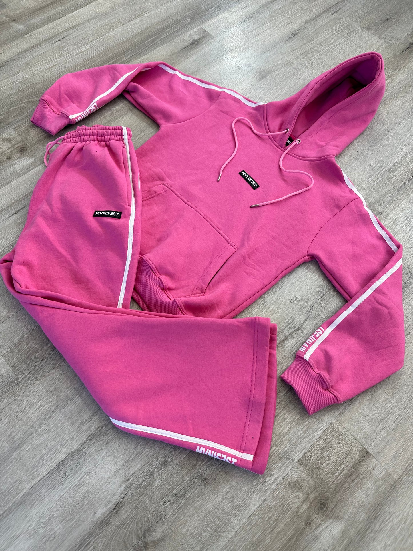 Mvnifest brand pink racer pants