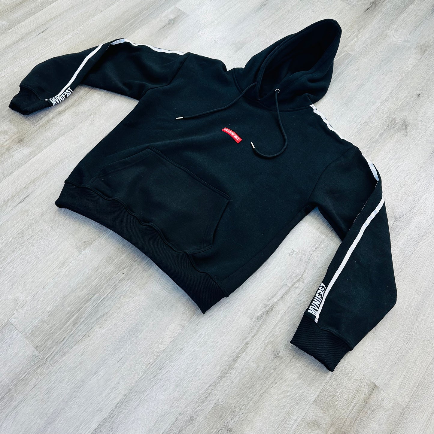 Mvnifest Brand Black Racer hoodie