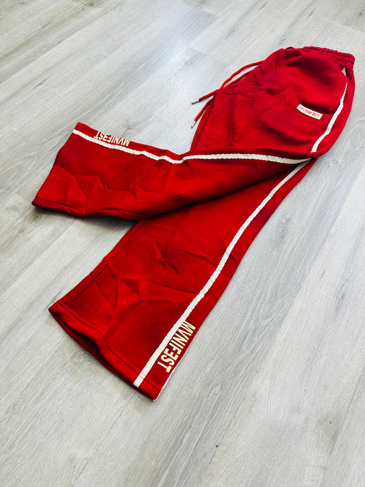Mvnifest Brand Red Racer pants
