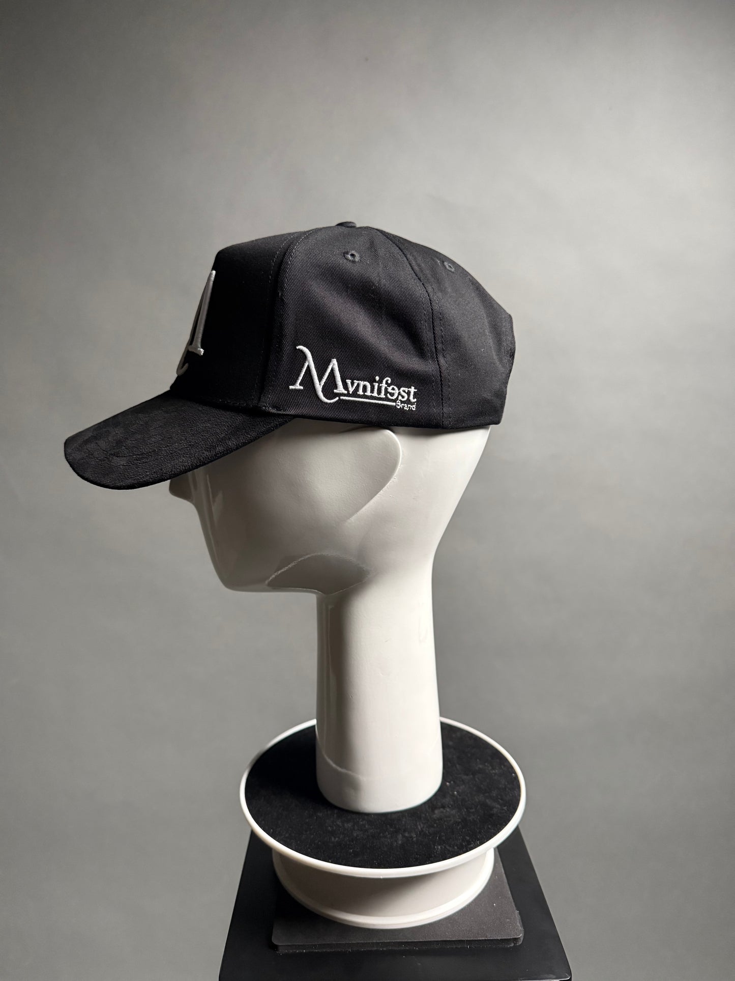 Tuxedo / suede A frame Cap