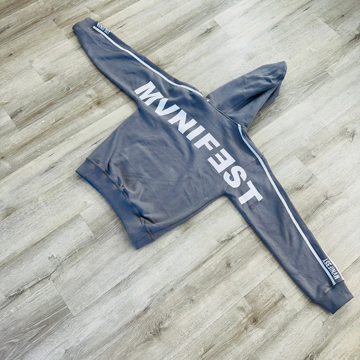Mvnifest Brand ash racer hoodie
